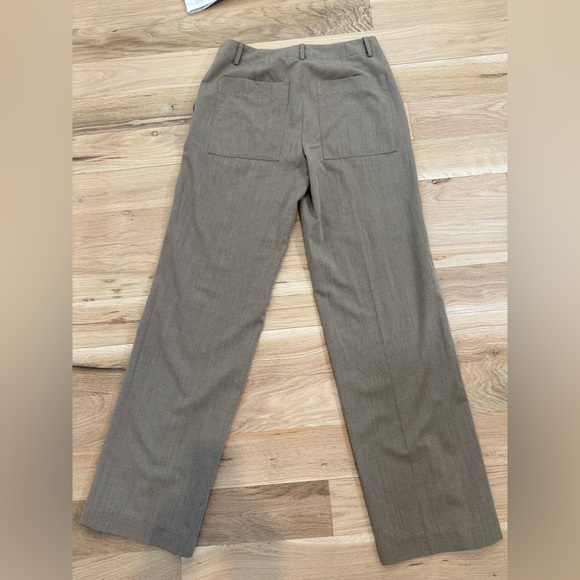 Tibi Refined Wool Tricotine Suiting Rodney Straight Leg - Picture 3 of 9